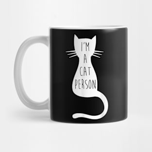 Cat S For    Funny Cat  I'm A Cat Person Mug